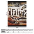 thumbnail image 4 of JEUXUS  Earthmarks Blanket - African Cultural Gift Throw Woven from Cotton, 4 of 6