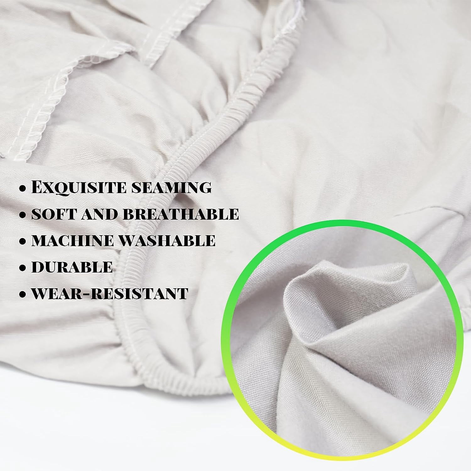Dorm Room Bed Skirt, 32/36" Drop Long Dorm Room Bed Skirt College Dorm Bed Skirt, Ruffled Dorm Sized College Dorm Bed Skirt