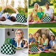thumbnail image 3 of Geometric Plaid Lunch Tote – Abstract and Moroccan-Inspired Checkered Pattern, Insulated and Reusable Lunch Box with Fashionable Flair, 3 of 6
