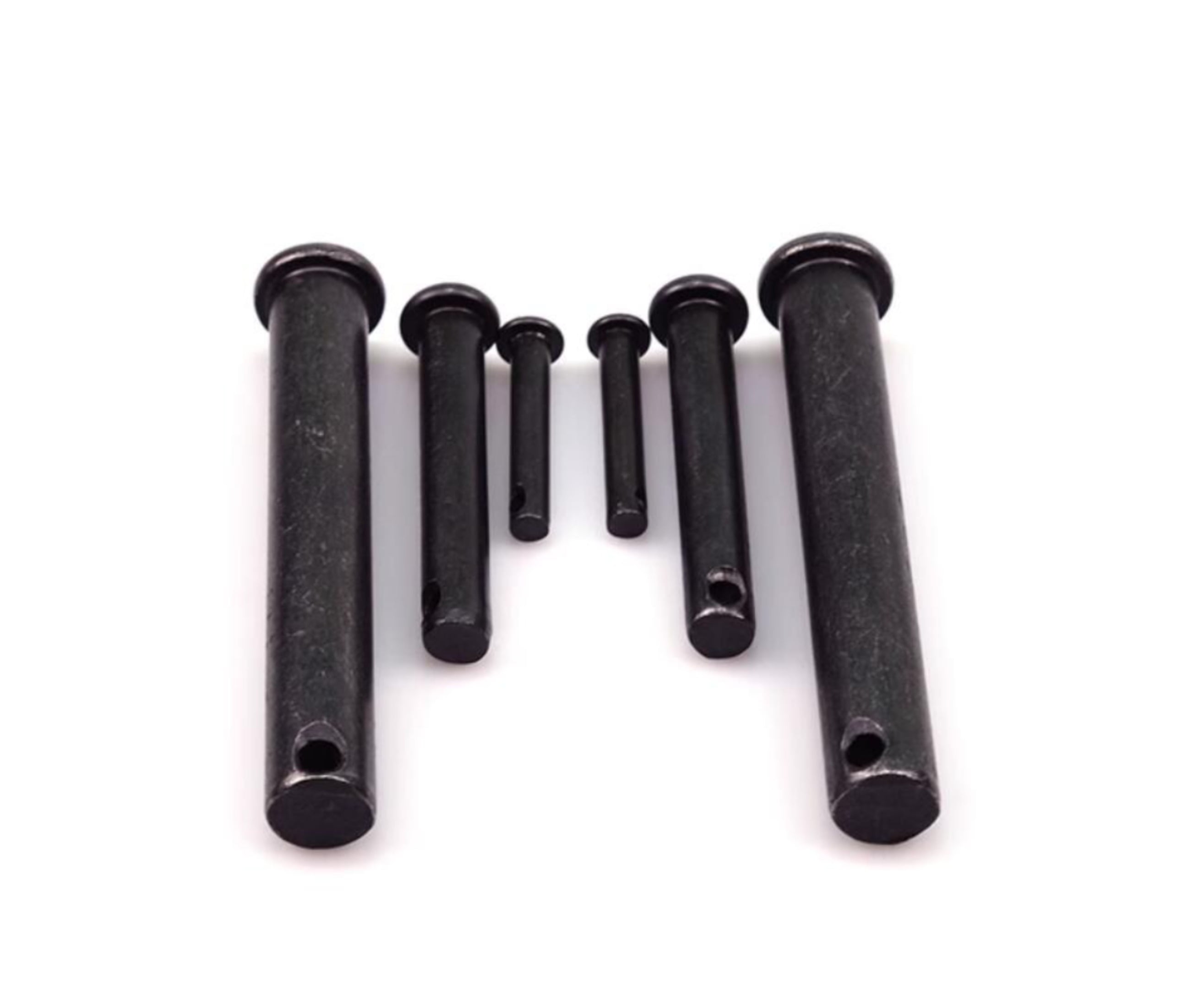 20 Pcs Black Carbon Steel Positioning Pins, for Mechanical Equipment Electronic Accessories 6X35mm.