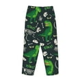 thumbnail image 5 of Kll Womens T Rex And Dinosaur Bone Print Pajama Pants Soft Pajama Bottoms For Women Cozy Lounge Pants, 5 of 9