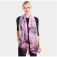 thumbnail image 3 of GFDYREE Foulards pour Femmes Légères Foulards de Mode Imprimé Motif Floral Châle, 3 of 6