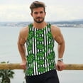 thumbnail image 6 of Daiia Palm Greenery Printed Men's Quick Dry Fit Muscle Tank Top Slim-Fit Tank Workout Tank Top Lightweight Sports Tank Top-Medium, 6 of 7