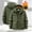 Army Green, variant on NTACZA Hooded Mens Jackets Green Work Fleece Lined Jacket Zip Up Heavyweight Cargo Coats Winter Coats for Men L