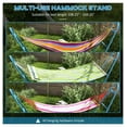 thumbnail image 5 of Hammock Stand for 2 Person, Portable Adjustable Steel Frame Hammock Stand with Weather Resistant Finish, for 9-14ft Hammocks, 10.3', lbs. Capacity, Blue as Pic, 5 of 8
