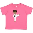thumbnail image 3 of Inktastic African American Boy, Karate Pose, Black Belt Boys Baby T-Shirt, 3 of 5