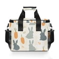 thumbnail image 7 of FORMRS Insulated Cooler Bag 24 Cans Capacity Soft Leakproof Lunch Box with Side Pockets, Whimsical Rabbits, 7 of 7