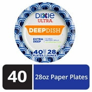 Dixie Ultra Compostable 9-Inch Deep Dish Plates 40 ct