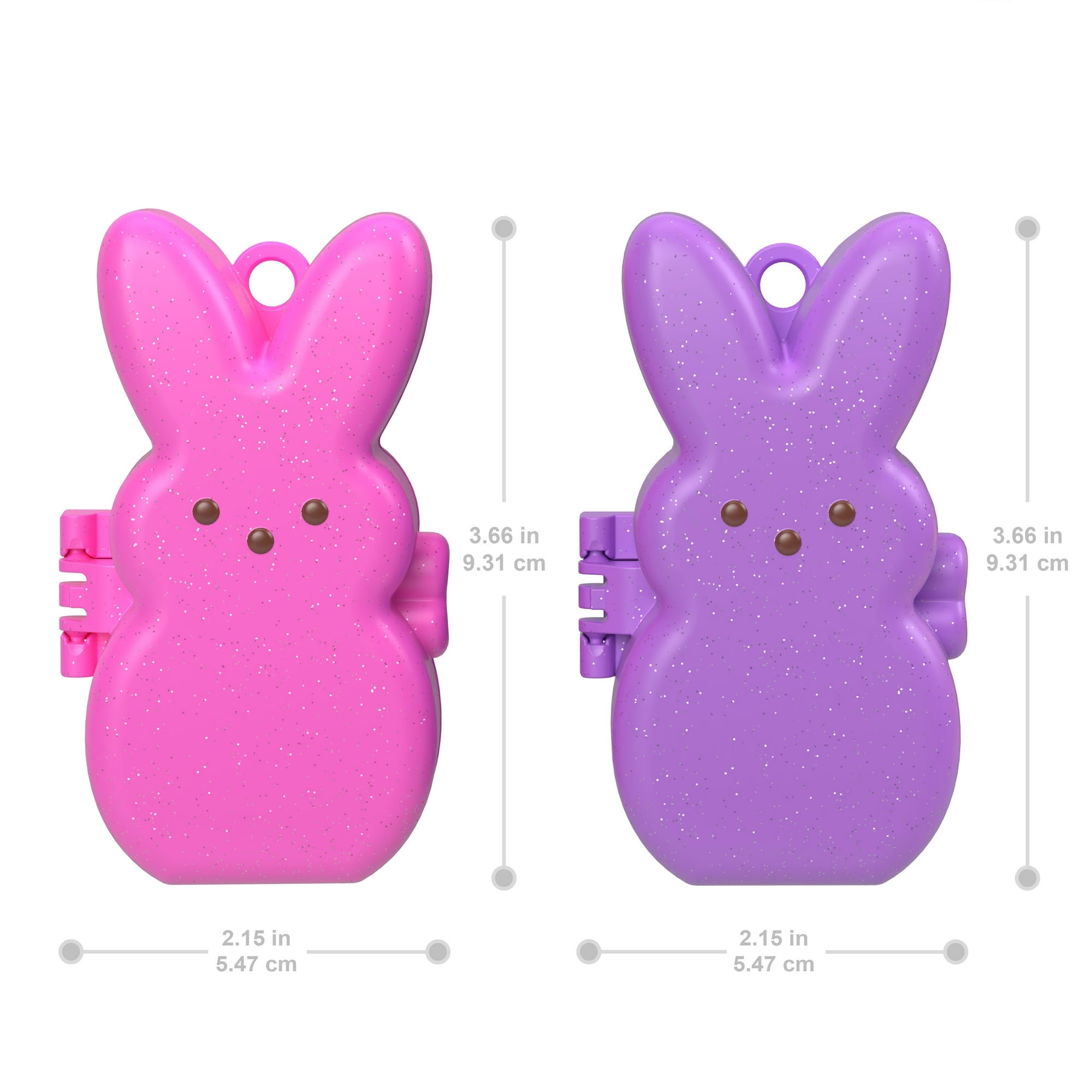 その他 Polly cranka Polly Pocket x PEEPS Compact Playset – Travel Toy with Dolls
