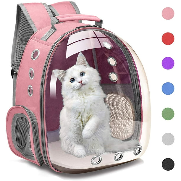 Henkelion Cat Backpack Carrier Bubble Bag, Small Dog Backpack Carrier
