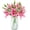 Pink, variant on HAOSHICS 6Pcs Artificial Lily Flowers, Fake Lily Bouquet, Latex Real Touch Flowers for Home Office Wedding Party Vases Table Centerpieces Decor (Yellow)