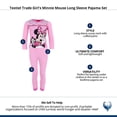 thumbnail image 4 of Textiel Trade Girl's Minnie Mouse Long Sleeve Pajama Set, 4 of 4