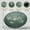 Green-6 Inches, variant on Steel Tongue Rain Drum Green 8 Inches Outdoor Garden Meditation Musical Instrument