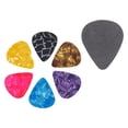 thumbnail image 1 of Empuñaduras para púas de guitarra Yuyangstore 7 piezas antideslizantes de silicona, 1 of 3