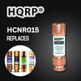 thumbnail image 5 of HQRP HCNR015 15 Amp 250V Dual Element Time-Delay Fuse, Class RK5 Replacement for Bussmann BP/FRN-R-15, Edison ECNR15, Littelfuse FLNR015.T FLN-R-15 FLNR-15, 5 of 7