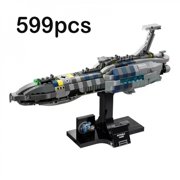 Hot toys MOC star Invisible Hand Spaceship Building Blocks Model Compatible With Toys For Adult Children Birthday Gifts 557pcs