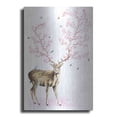 thumbnail image 1 of Luxe Metal Art 'Cherry Blossom Deer' by Michelle Faber, Metal Wall Art, 24"x36", 1 of 7