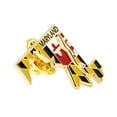 thumbnail image 3 of PinMart Maryland Shape Flag Enamel Pins - Gold Plated US State Lapel Pins, 3 of 7