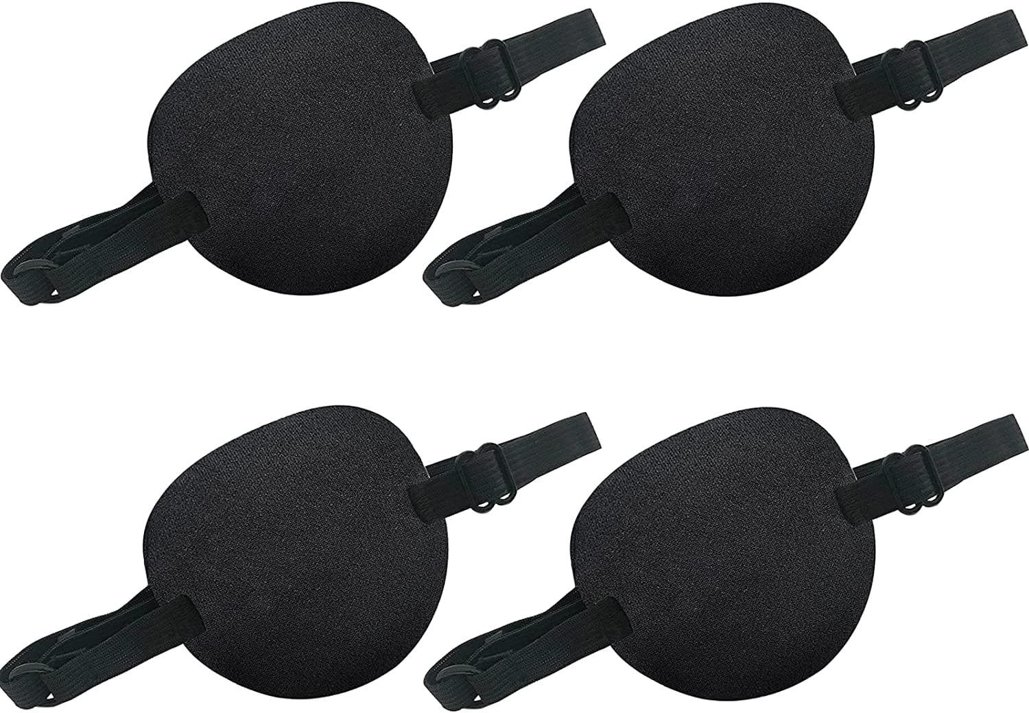 4PCS Eye Patch, Medical Eye Patches Comfortable Pirate Eye Patch with