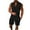 Black, variant on Xzbqbs 2 Piece Summer Sets for Men Sleeveless Button Down V Neck Striped Shirt Matching Shorts Sets Casual Stylish Beach Outfits