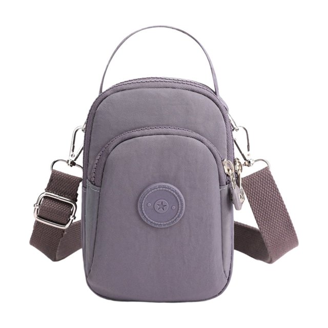 Bolso bandolera pequeño de moda para mujer, mini bolso informal para teléfono móvil, monedero de nailon