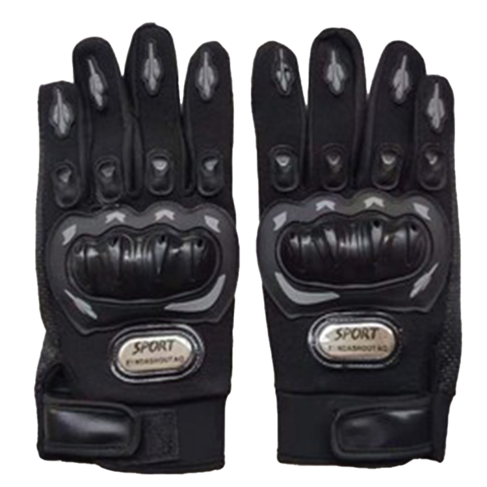 Unisex Touchscreen Leather Gloves Motorcycle Full Finger Protect Racing Mitten