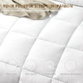 thumbnail image 3 of Lightweight Duvet Insert Queen Size -  Cotton Shell, 250GSM Filling Summer Down Alternative Comforter,Ultra-Soft&Breathable, Thin Quilted Duvet Insert with 8 Tabs, Machine Washable,90x90, 3 of 6