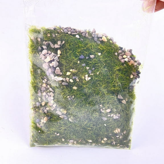 BESTYASH Durable Fake Grass and Stone Kit for Architectural Sand Tables and Diorama Scenes