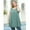 Gris-Vert-8068, variante sur LARACE Blouse Grande Taille pour Femmes à Manches Courtes Chemise Décontractée Tunique Hauts Col en V T-Shirt Chemise Ample