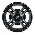 thumbnail image 2 of 4/137 Tusk 185-277-00134Ac7-35A201 Beartooth Wheel 14x7 5.0 + 2.0 Machined/Black for Can-Am Maverick Trail 800 2018-2021, 2 of 8