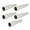 thumbnail image 2 of 5 conectores macho XLR de 3 pines de 6,5 mm/0,26 pulgadas, 2 of 10