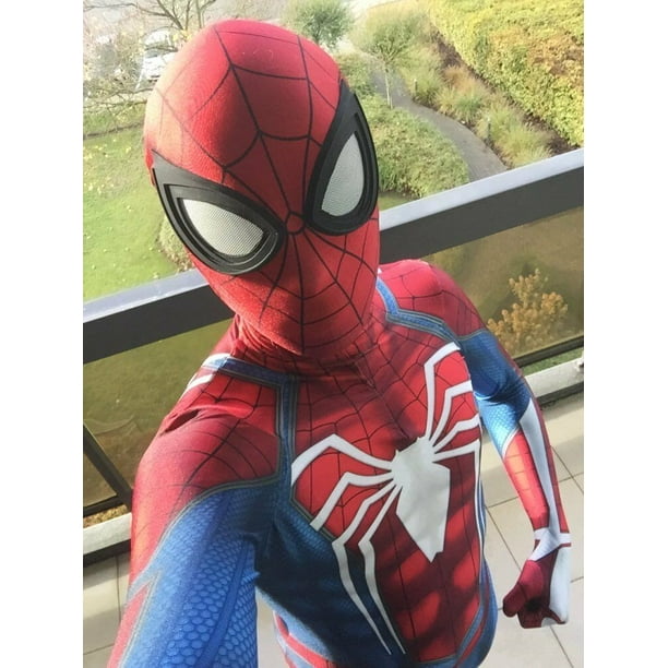 Disfraz de Cosplay de Spiderman para niños, adultos y hombres, traje de superhéroe Zentai para Halloween, PS4 Fivean unisex