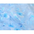 thumbnail image 2 of Voile Semi Sheer Curtains Set of 2, Solid Sheer Curtain Scarf Drapes Rod Pocket Crushed Window Panels for Bedroom Living Room Kitchen, Cheap Luxury Voile Net Curtains Slot Top Plain Floral, 2 of 4