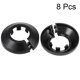 thumbnail image 2 of Uxcell Cubierta Decorativa de Tubo de Agua Negra de Plástico PP de 25mm 8 Paquetes, 2 of 5