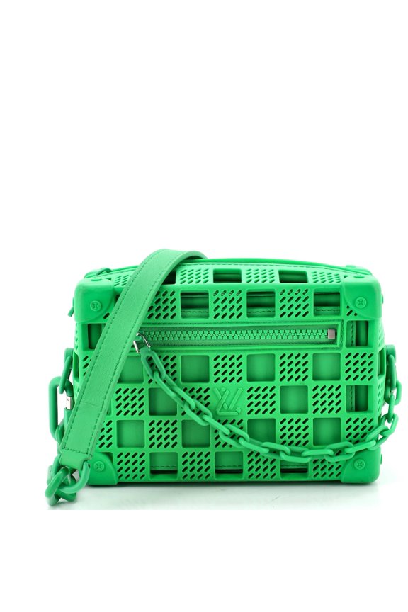 Pre-Owned Soft Trunk Bag Recycled Rubber Mini By Rebag