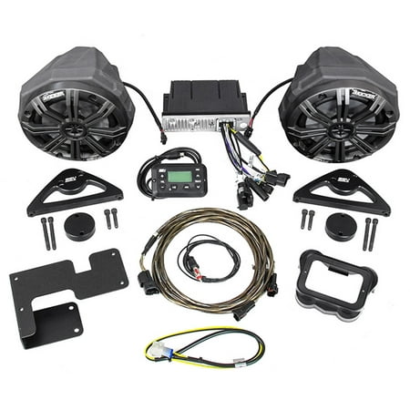 2015-2018 Can-Am SPYDER F3 Bluetooth Receiver+Kicker Speakers+Mounting/Wire Kits