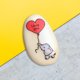 thumbnail image 1 of Word Rocks, Lettering Stone Keepsake, Creative Collectible Lucky Charm Painting Rocks, Piedras grabadas para el Día de San Valentín Regalo del Estilo A Macarena Piedra de letras, 1 of 8