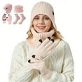 thumbnail image 4 of Maoww Integrated Velvet Warm Set In Multiple Colors With Windproof Knitted Structure Warm Suit black, 4 of 6
