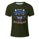 thumbnail image 5 of Tops para hombre, blusas y camisas de cuello redondo y manga corta para hombre, tops casuales de cuello redondo y manga corta con estampados especiales para hombre., 5 of 5