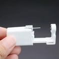 thumbnail image 2 of Universal White Disposable Ear Piercing Gun, Self-Piercing Tool Kit with 4mm Stud, Sterile Safety Ear Piercer for Home Use, 5/10/20 Pack Multi-Unit (One-Time Use), 2 of 8