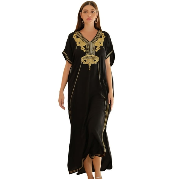Edolyns Cover ups For Swimwear Women Plus Size Kaftan Dresses Caftans Loungewear Summer Outfit