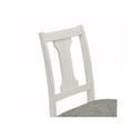 thumbnail image 3 of Tannen 59"W Round White and Gray Wood 5-Pc Dining Table Set, 3 of 13