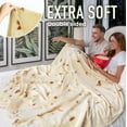 thumbnail image 3 of Zulay Kitchen Tortilla Blanket Double Sided Polyester for Adult and Kids Machine Washable - 80 inches, 3 of 9