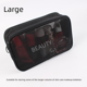 thumbnail image 4 of Bolsa de cosméticos Bolsa de viaje para guardar cosméticos Bolsa de almacenamiento portátil para lápiz labial Bolsa de lavado pequeña de malla simple, 4 of 6