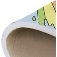 thumbnail image 6 of SKYSONIC Cute Cartoon Unicorn Sticker Lightweight Carpet Mats Area Soft Rugs Floor Mat Rug Decoration for Kids Room Living Room Bedroom 72 x 48 inches, 6 of 6