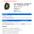 thumbnail image 2 of Rear Coil Spring Shim - Compatible with 1996 - 1999 Mercedes-Benz S600 1997 1998, 2 of 2