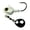 Platinum White, variant on 6th Sense Pecos Underspin Kit Crappie Fishing Lure with Jig Head Willow or Colorado Blade and 5 Matching Swimbaits