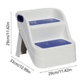 thumbnail image 3 of Cmunyle Foldable Non‑Slip Pet Stairs Lightweight Portable Steps For Small Medium Senior Dogs Cats Sofa Bed Indoor Daily Climbing Assistance, 3 of 6