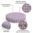 thumbnail image 3 of Covers & All Round Cushion Cover, Weather & UV Resistant Water Repellant Protector for Patio Outdoor Seats Chairs Porch Living Room Decor, with Zippers (20" Diameter X 5" H), 3 of 9