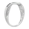 thumbnail image 2 of 1/10 Carat Natural Diamond Intertwined Love Waits Purity Ring for Women in 925 Sterling Silver (H-I, I2-I3, 0.10 cttw) Engagement Promise Wedding Band Ring Size 9 by Lavari Jewelers, 2 of 5